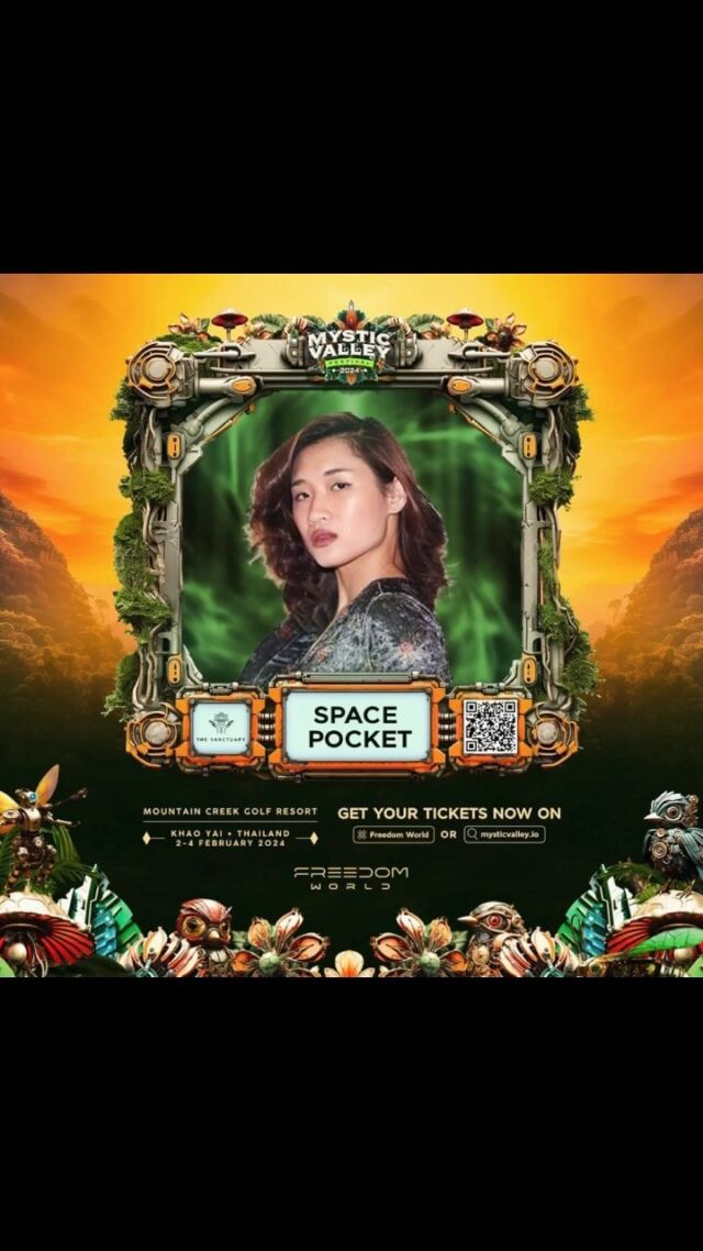 I love this women so much! 
I’m so proud of the strong, caring women you are and all the accomplishments you have made in your career in such a short time! 

Rock the stage @mysticfestivalthailand 

If you are there make sure you check out @space.pocket on Saturday at the Sanctuary Stage 9:30pm!