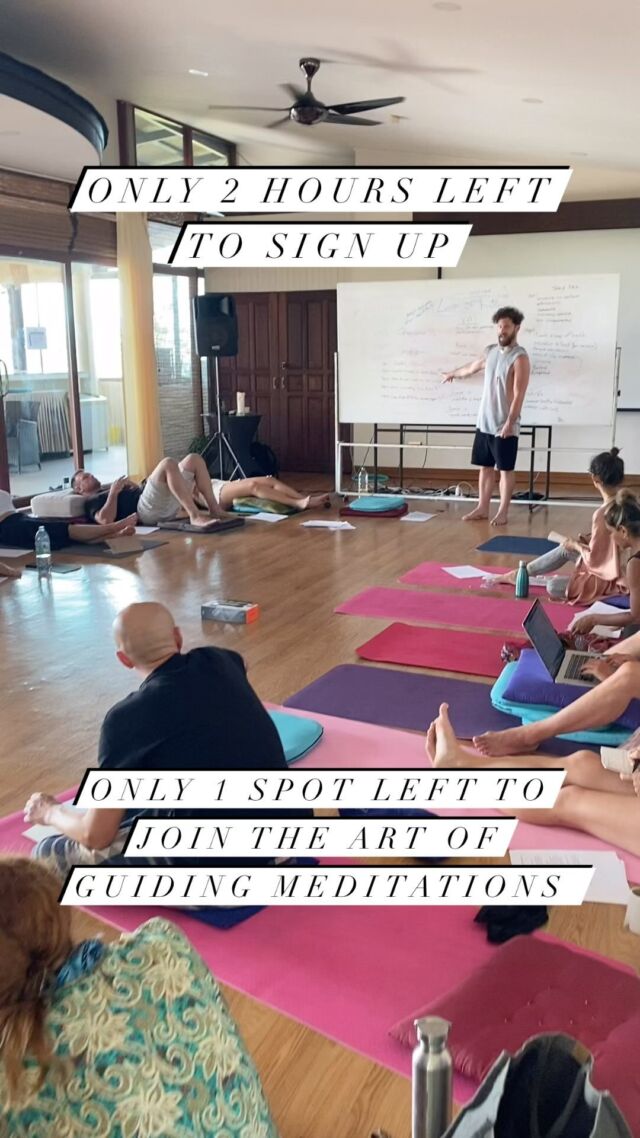 Last Call! I have 1 Spot left for the private group of 10 people I will be guiding through 
THE ART OF GUIDING MEDITATIONS. 

3 live webinars
Full online course access
Group Support 
Meditation Recordings
Coaching by Steven Whitney (Breathe With Steve)

Link in my bio

#breathworkfacilitator #breathcoach #breathworkinstructor #meditation #breathwork #meditativeart #guidedmeditation #guidedmeditations #coaching #theartofguidingmeditations