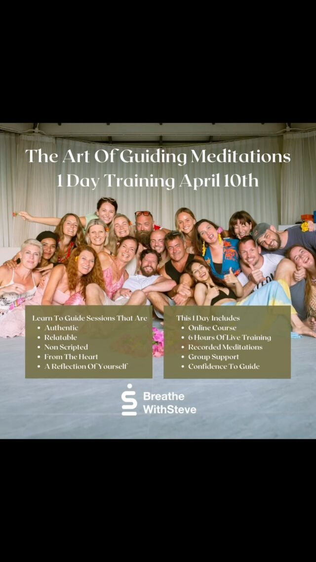 This 1 day training will teach you how to create your own unique style to facilitate breathwork journey’s, meditations, visualizations or anything else holistically guided. You will be provided a 6 hour online training course to guide you through the framework. The live training will be implicating and practicing how to take your past moments and experiences in your life and turn them into powerfully guided session. You will learn how to remove scripts, guide authentic and relatable session that allow your own personality to shine. 

This approach is what I discovered going through my own journey of becoming a breathwork and meditation facilitator. I have now trained hundreds of people to use this framework to find their own flow of guidance to facilitate sessions and the results are outstanding. The key is doing what feels right for you and people will connect with that on a deep level. 

Prior to the 1 day live training you will receive the 6 hour online course that will teach you the framework of this methodology. In the live training you will learn how to create a theme, a storyline that is a reflection of yourself, tap into your emotional intelligence that will take your guided session to another level. This approach allows participants to create individuality and to journey within themselves. 

Your confidence and ability to guide sessions from your heart will become unleashed in this 1 day training. 

20,000 baht to join. 
10 people maximum 
Includes online course ($497) and live 6 hour training. ($300) 

10,000 baht discount. 

Please message me for any questions or additional details. 

Here is the link to check out more on the training. 

https://breathewithsteve.com/unleash-the-architect-within/

#kohphangan #kohsamui #training #meditation #meditations #breathwork #meditationtraining #meditationfacilitator #breathworkfacilitator #breathworkinstructor #guidedmeditations #guidedbreathwork