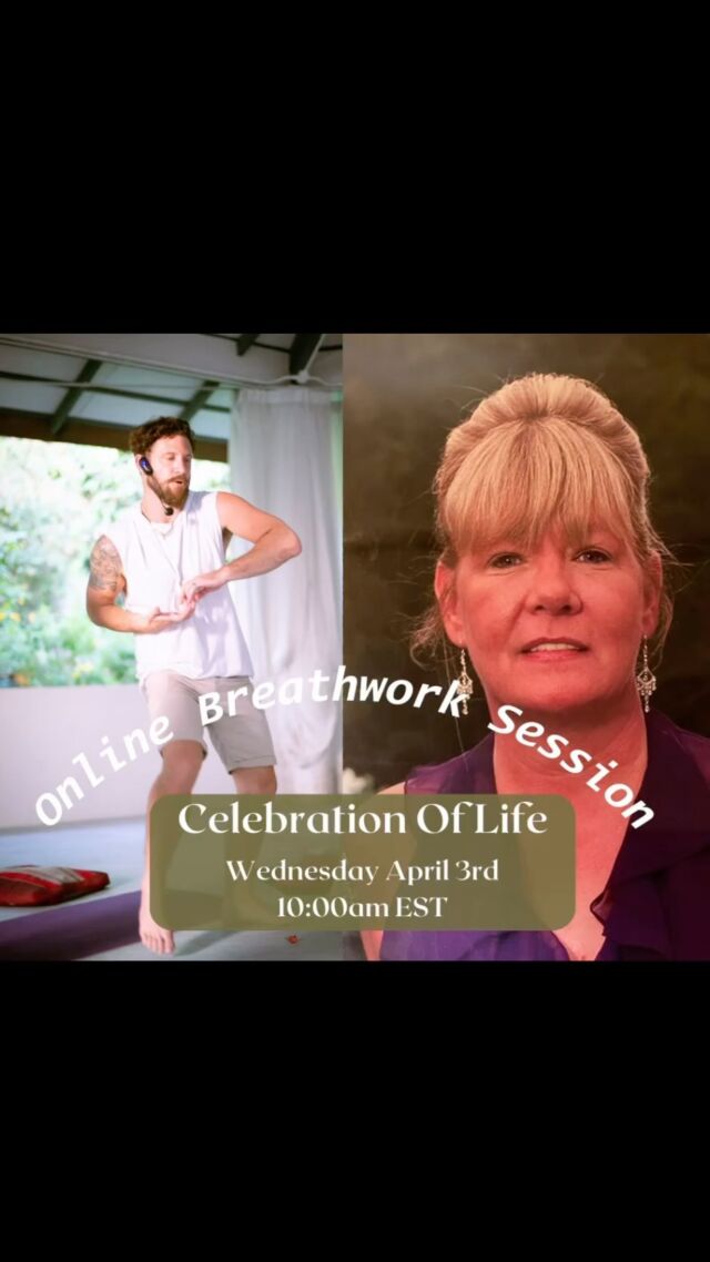 I would like to invite you to a live online breathwork session that I will be guiding on Wednesday April 3rd at 10:00am EST to celebrate the life of my mother. 

8 Years ago my mother passed away unexpectedly due to a change in her medications. She is the reason I decided to change my life and pursue holistic health. If it wasn’t for her death I wouldn’t be where I am today. For that I am forever grateful. 

Every year on her death day I like to guide a session in her honor. I will be guiding a session on connecting to the appreciation for life. When things get tough it is easy to forget how wonderful this life is. We are all a miracle to be a human and be living this life. Let’s all come together to reconnect to the beauty and gifts of this life! 

This session will be hosted on FB Live.
If you would like the recording of the session you can use the zoom registration. 

Put a ❤️ in the comments and I will send you the link to register.

#Breathwork #GuidedBreathWork #Breath #SOMABreath #Meditation #OnlineBreathWork #BreathWorkJourney #Awakening #Transformation