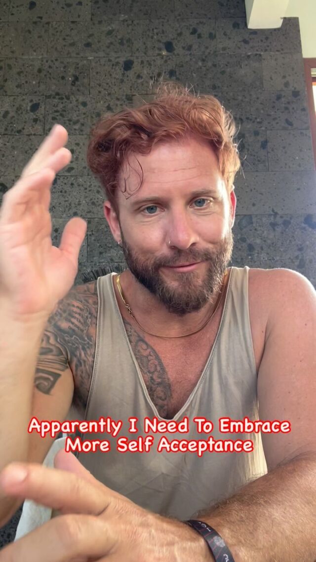We are all full of shit and traumas! I realized today that I needed to experience a moment that would allow me to accept myself more! 
WHY WITH RED HAIR?!!!! 🧑‍🦰 

Check out this video and follow my journey on my unexpected subconscious need for an increase in self love and acceptance. 

Red hair don’t care 
#redhair #selflove #acceptance #feelgood #letgo #traumas #beyourself #loveyourself #takeyourpowerback #fuckinghell #ugh #fuckit #lovemyself #fullacceptance